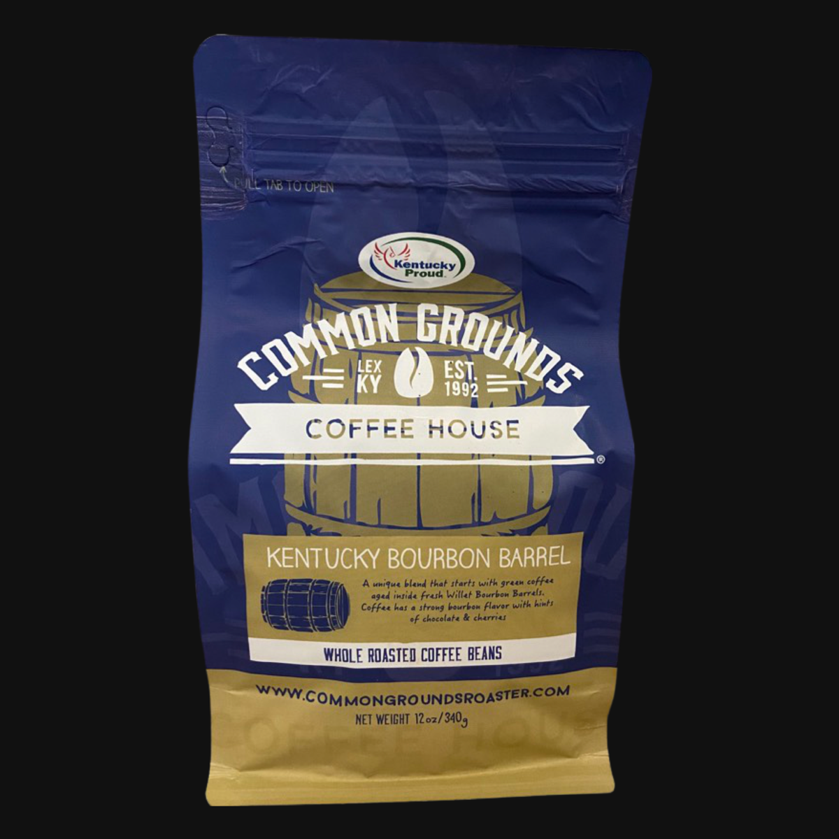 Bourbon Whiskey Coffee Beans - Flavored Whole Bean or Ground